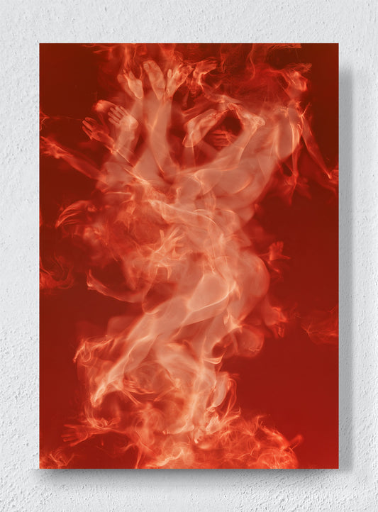 HANDS IN THE HEAT - Unframed canvas