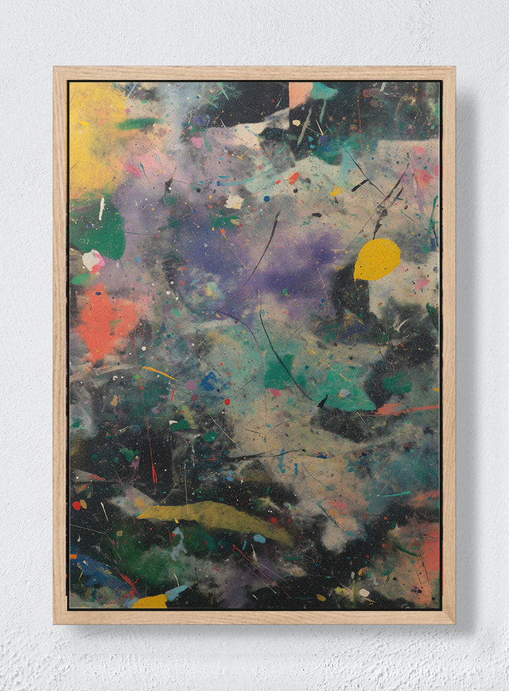 HAPPY ACCIDENTS - Natural frame canvas