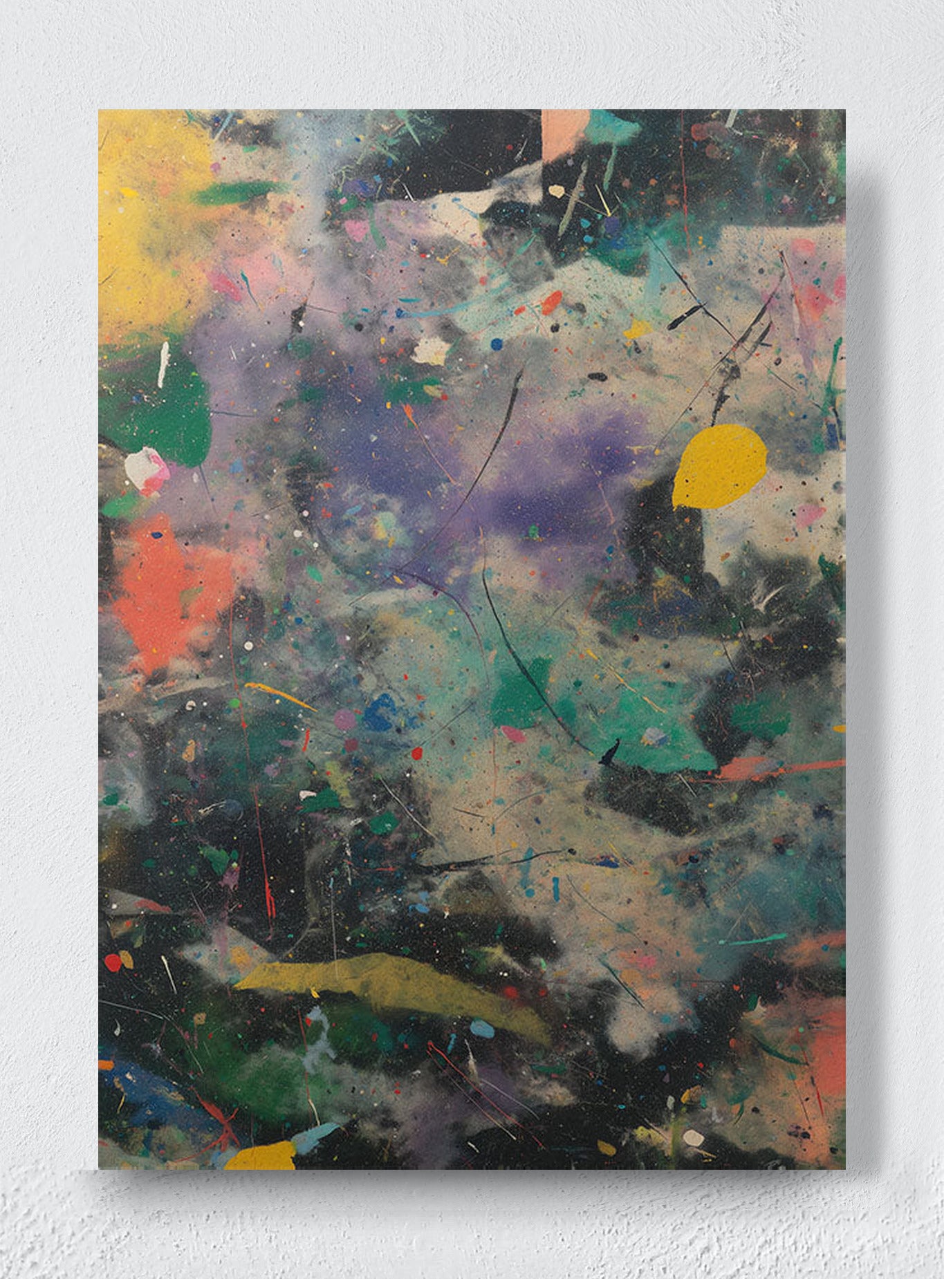 HAPPY ACCIDENTS - Unframed canvas