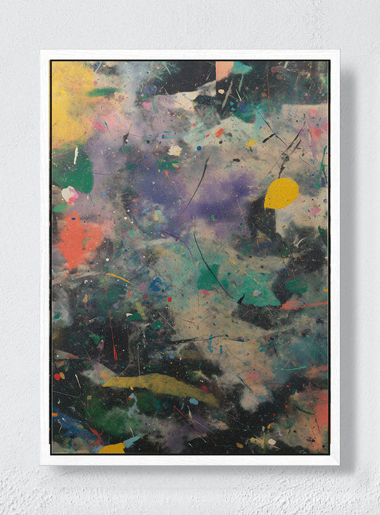 HAPPY ACCIDENTS - White frame canvas