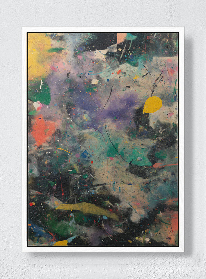 HAPPY ACCIDENTS - White frame canvas
