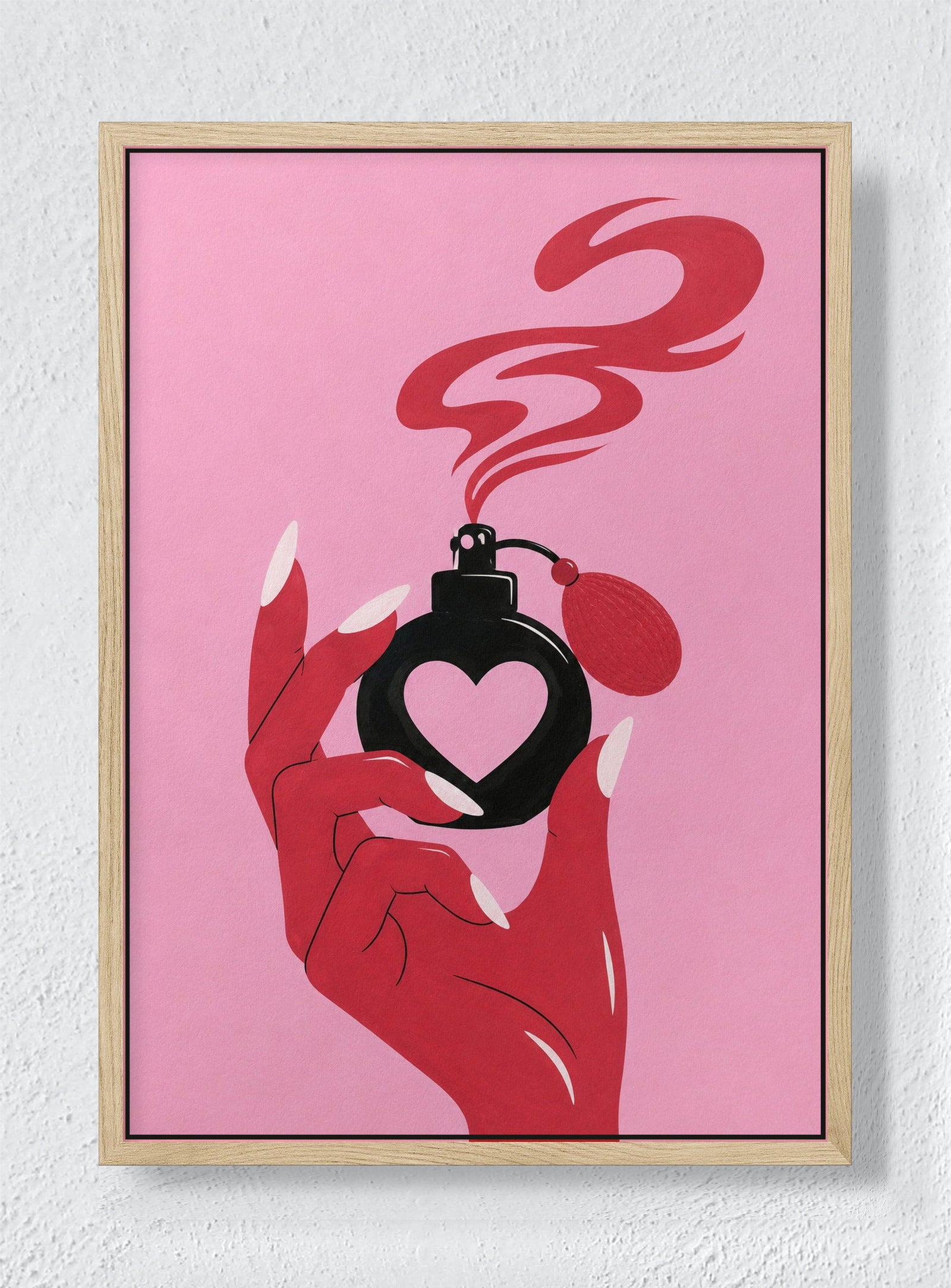 HEARTNOTE - Natural frame canvas