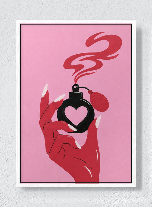 HEARTNOTE - White frame canvas