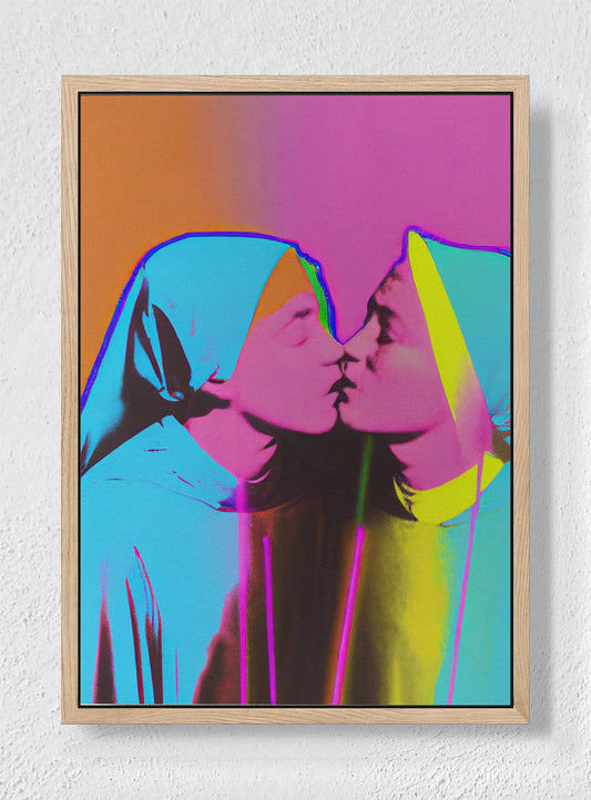 HOLY SPECTRUM - Natural frame canvas