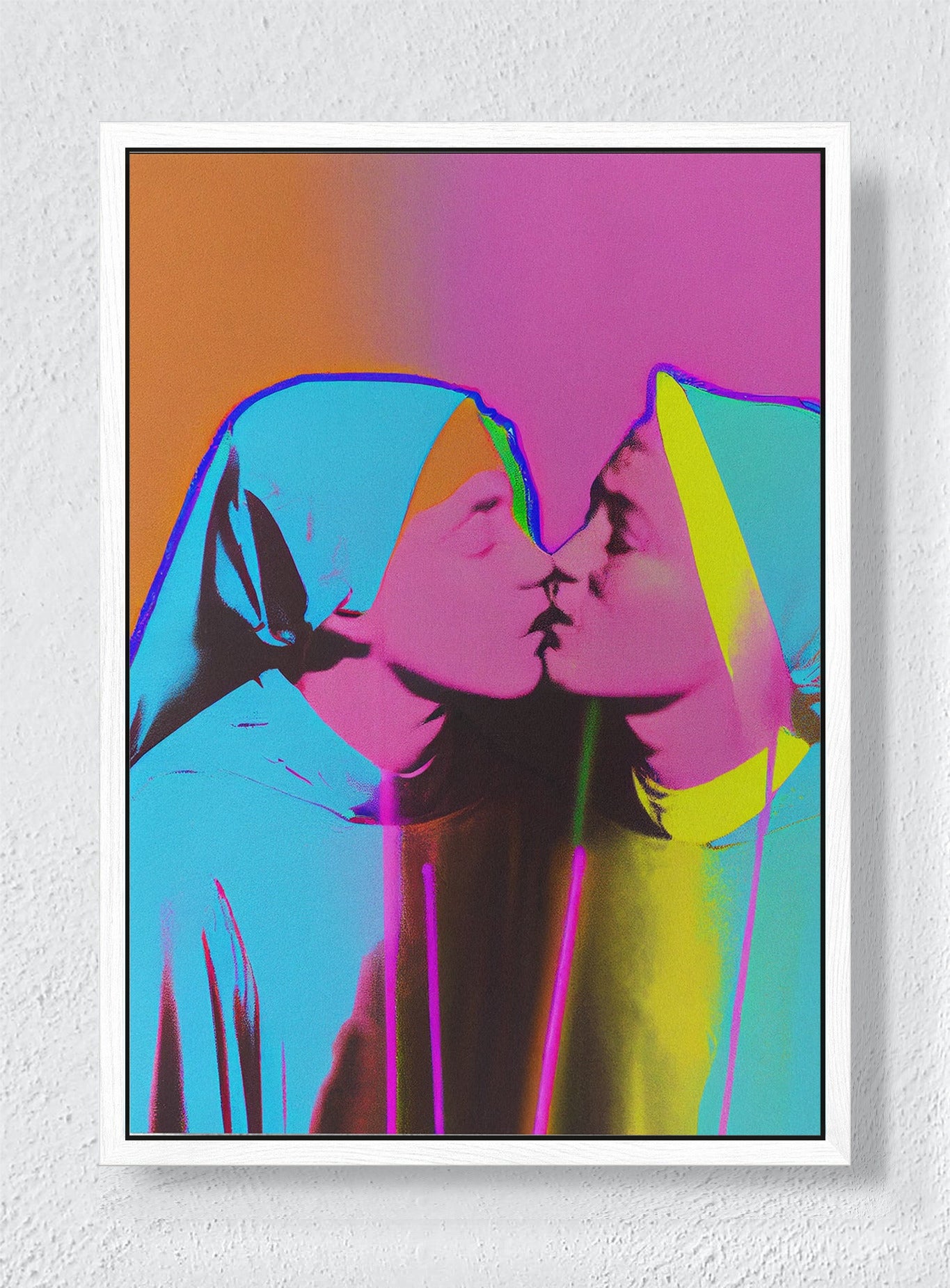HOLY SPECTRUM - White frame canvas