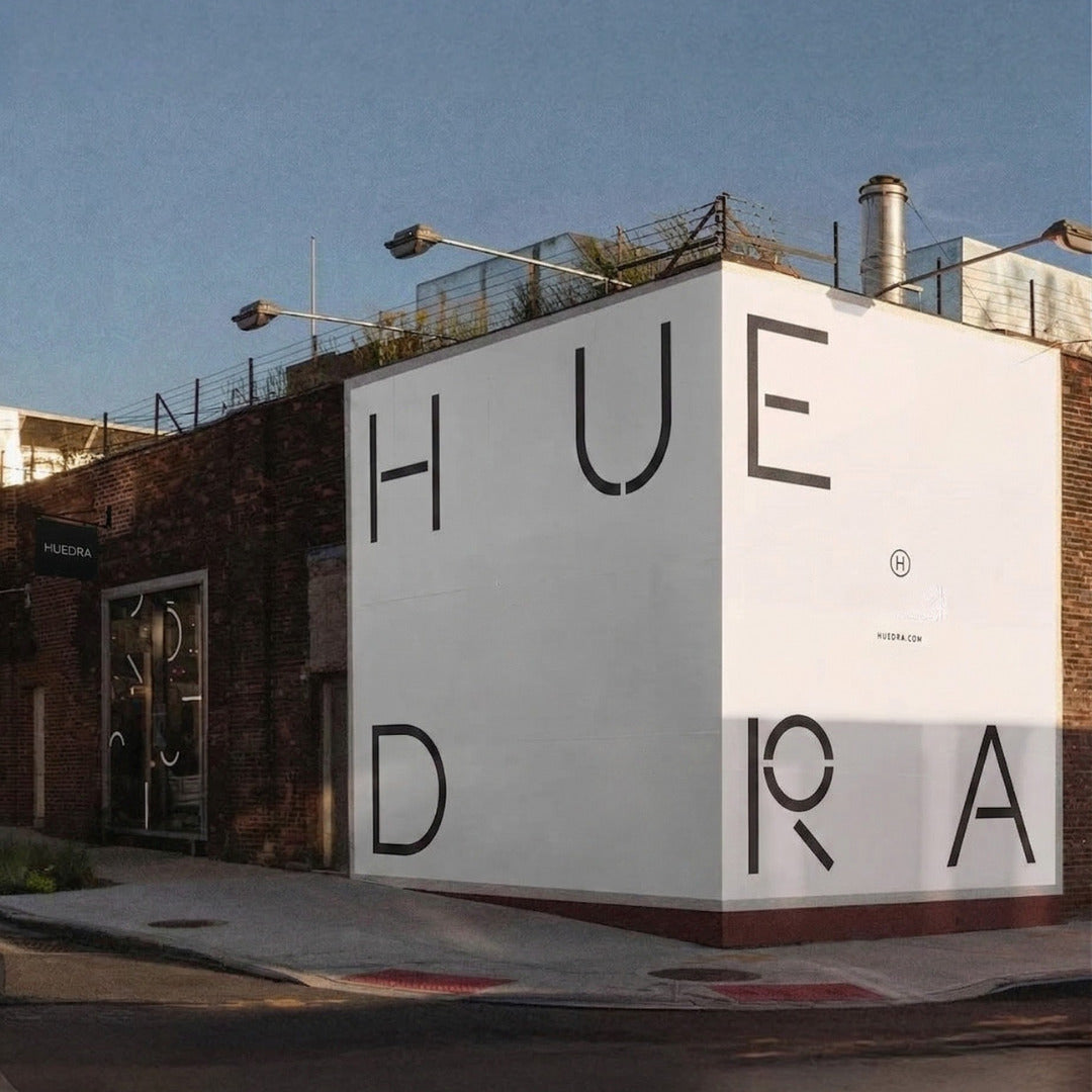 Huedra contemporary wall art print styled in a modern room