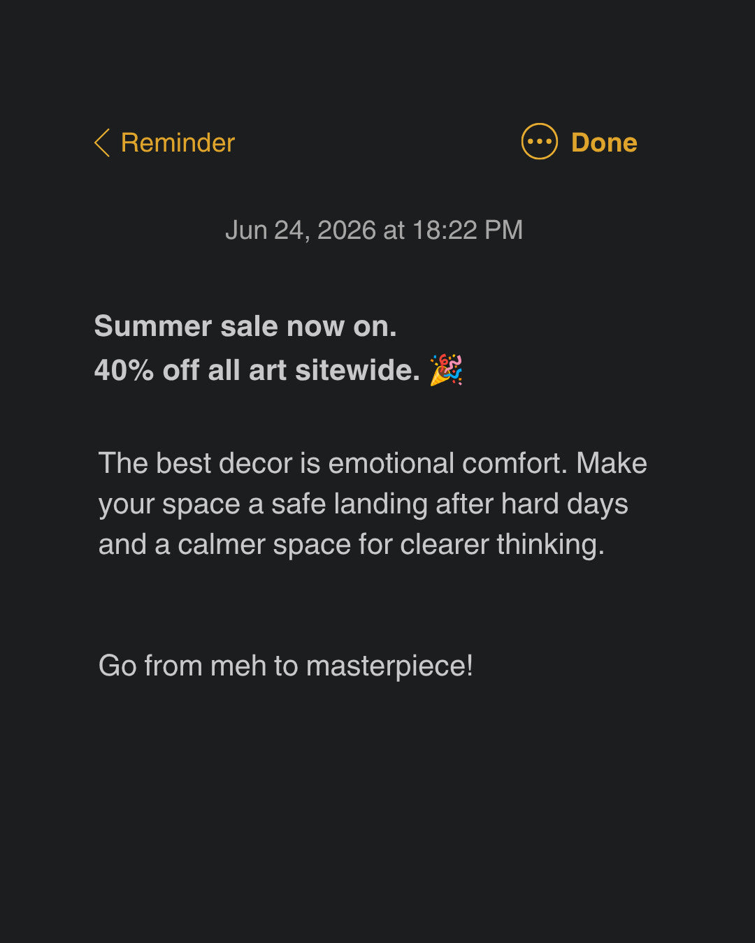 Huedra summer sale art print campaign