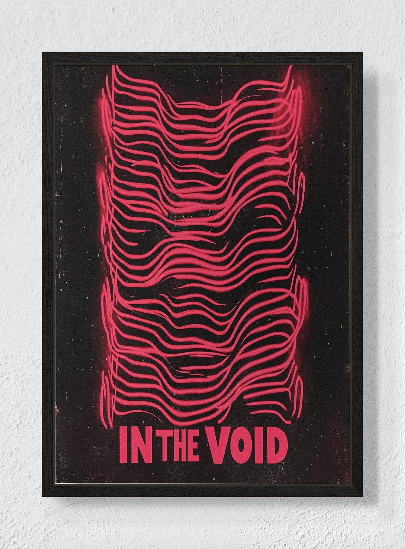 IN THE VOID - Black frame canvas