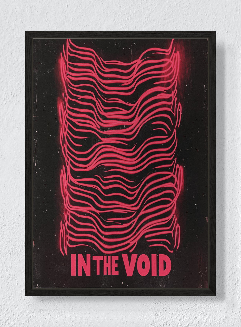 IN THE VOID - Black frame canvas