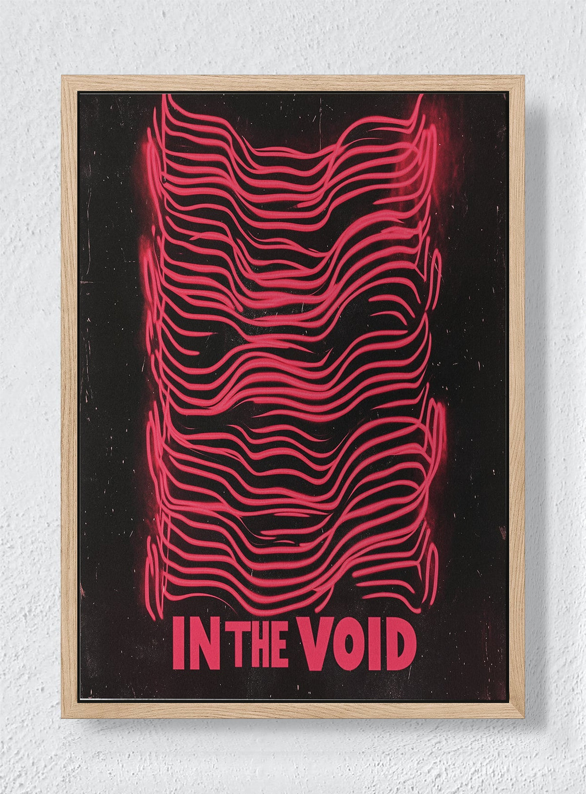 IN THE VOID - Natural frame canvas