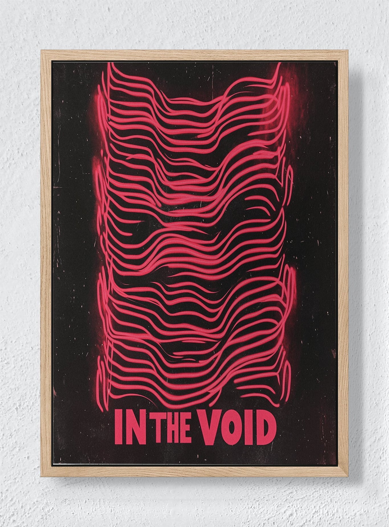 IN THE VOID - Natural frame canvas