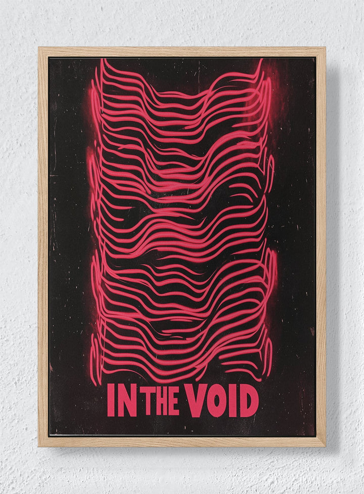 IN THE VOID - Natural frame canvas