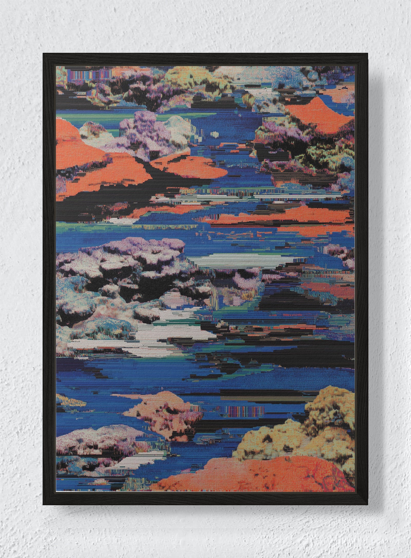 INCIDENTAL MAP - Black frame canvas