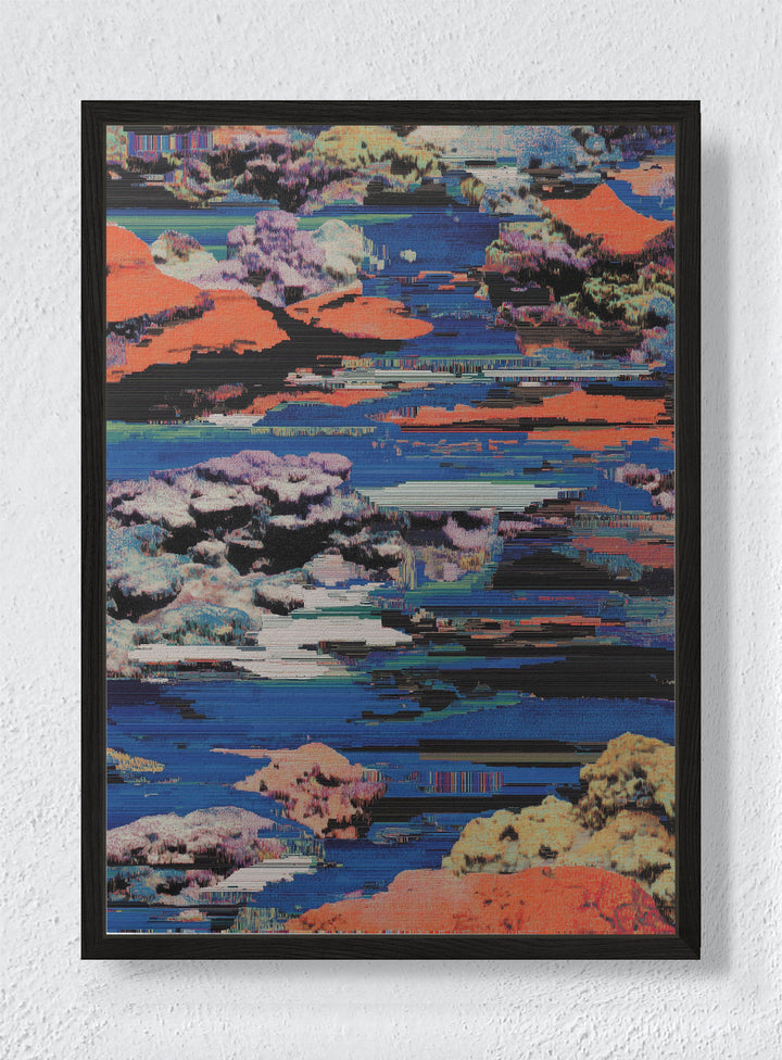 INCIDENTAL MAP - Black frame canvas
