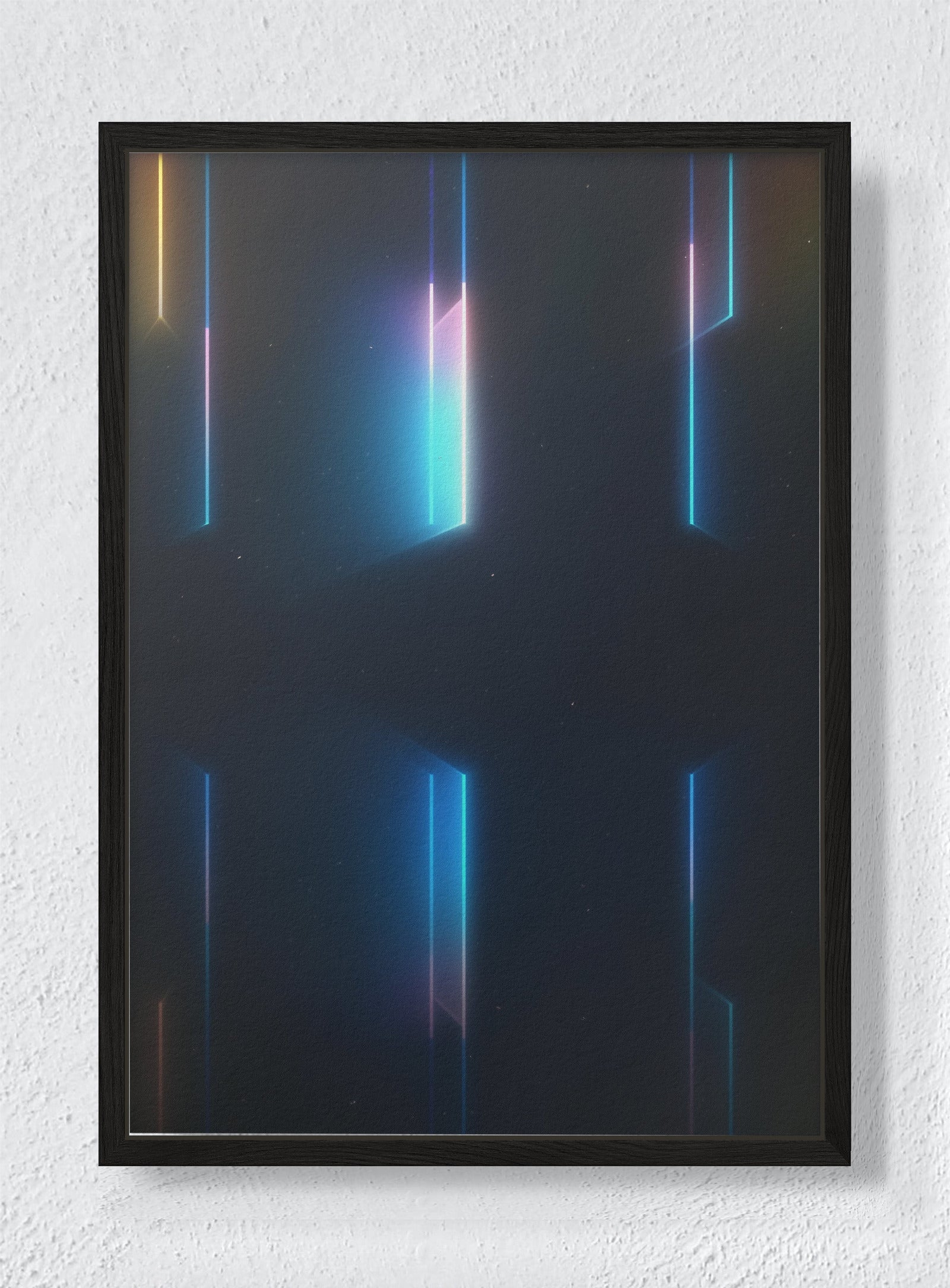 INITIA⇌TERMINATE - Black frame canvas