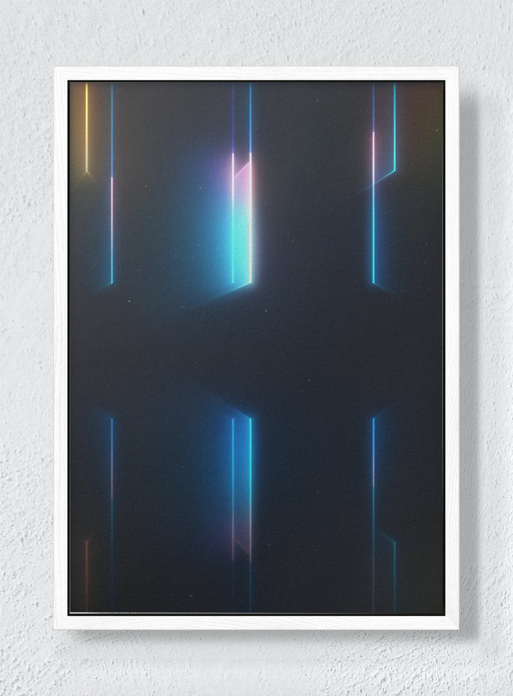 INITIA⇌TERMINATE - White frame canvas