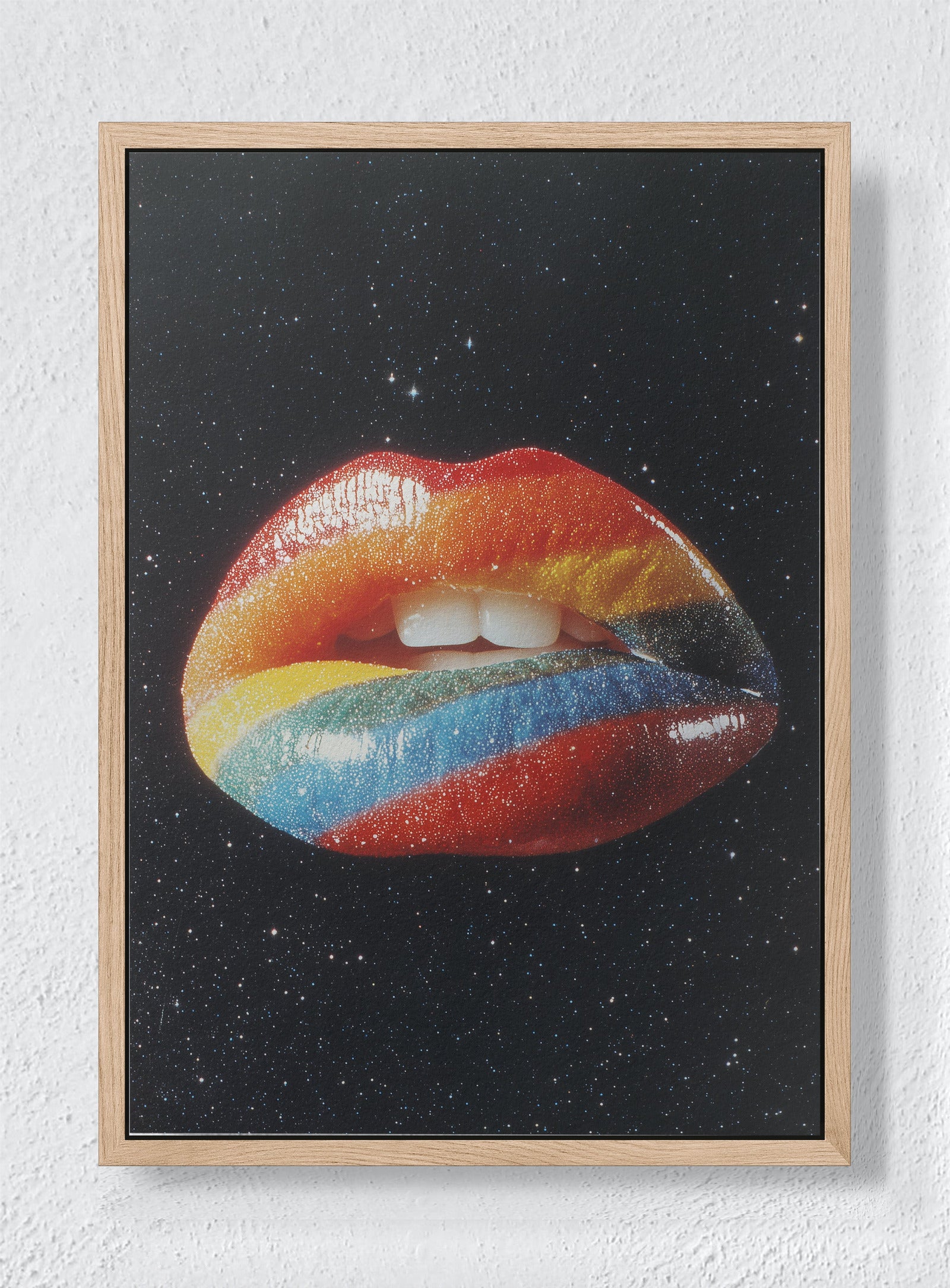 INTERSTELLAR GLAM - Natural frame canvas