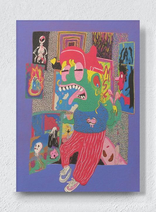 JAX'S BEDROOM - Unframed canvas
