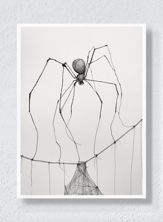KEEPER OF THREADS - White Frame