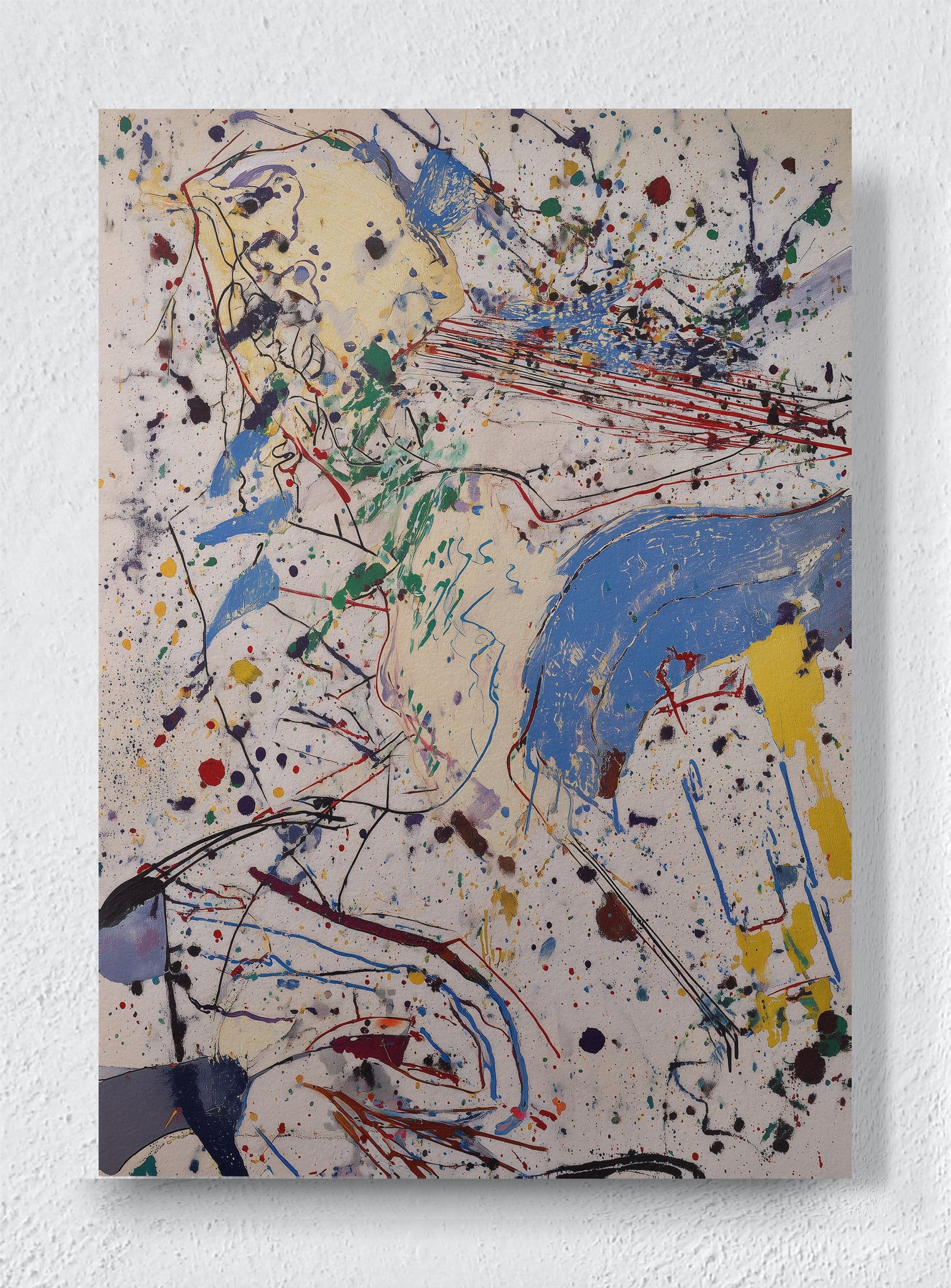 KINETIC SPLATTER - Unframed canvas