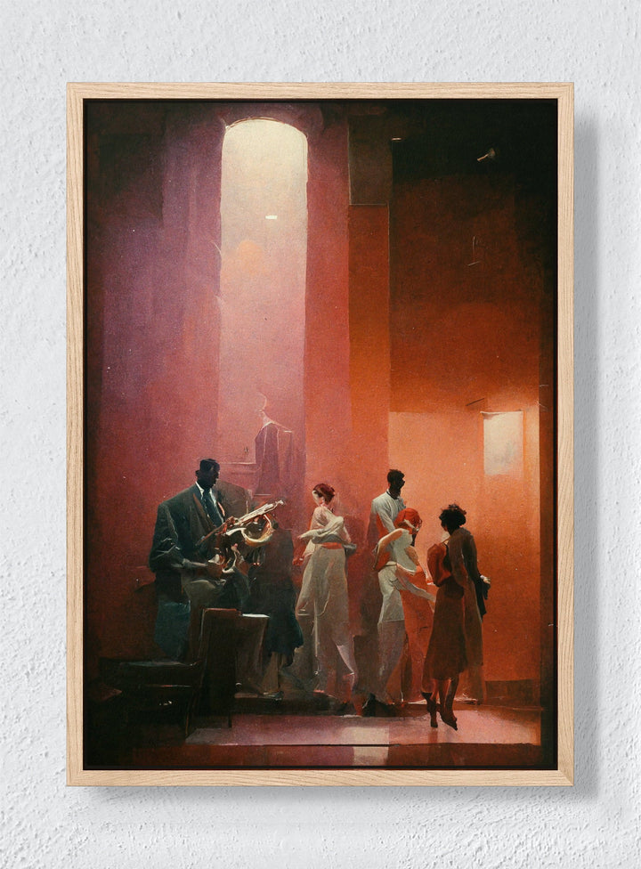 LATE ENCORE - Natural frame canvas