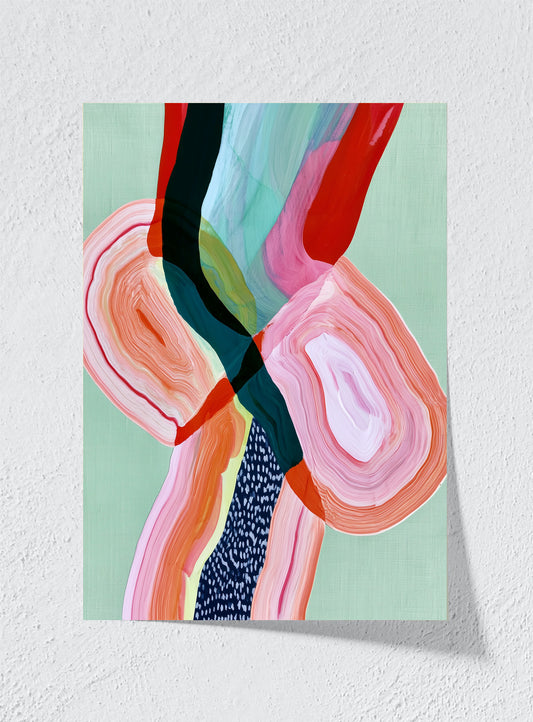 LAYERS THAT KEEP MOVING - Unframed