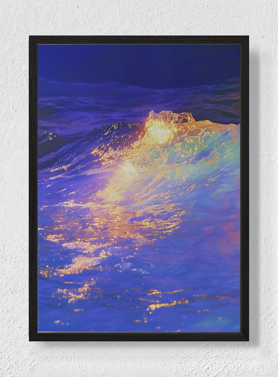 LIQUID GOLD - Black frame canvas