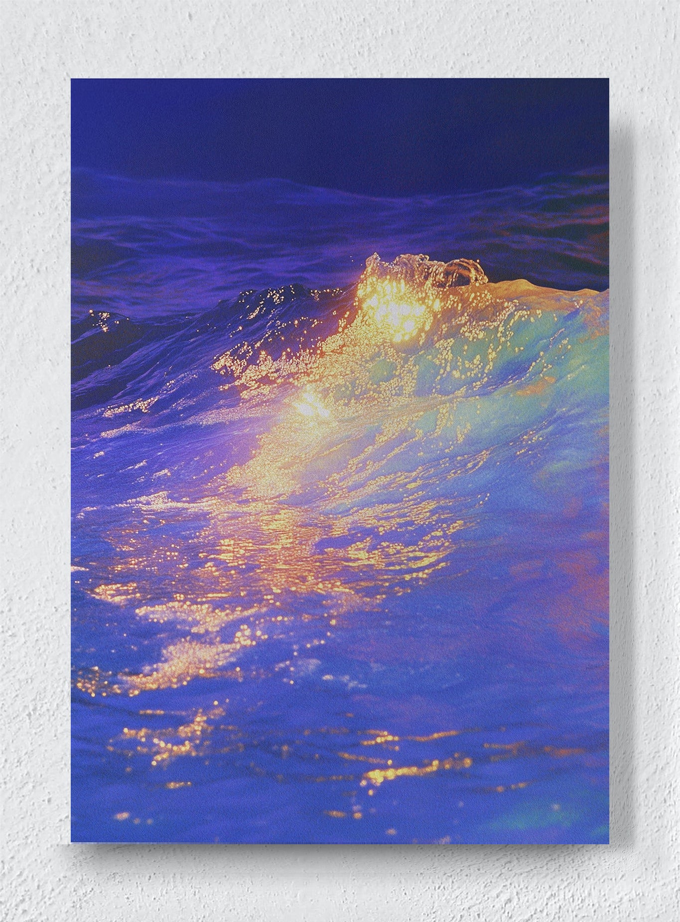 LIQUID GOLD - Unframed canvas