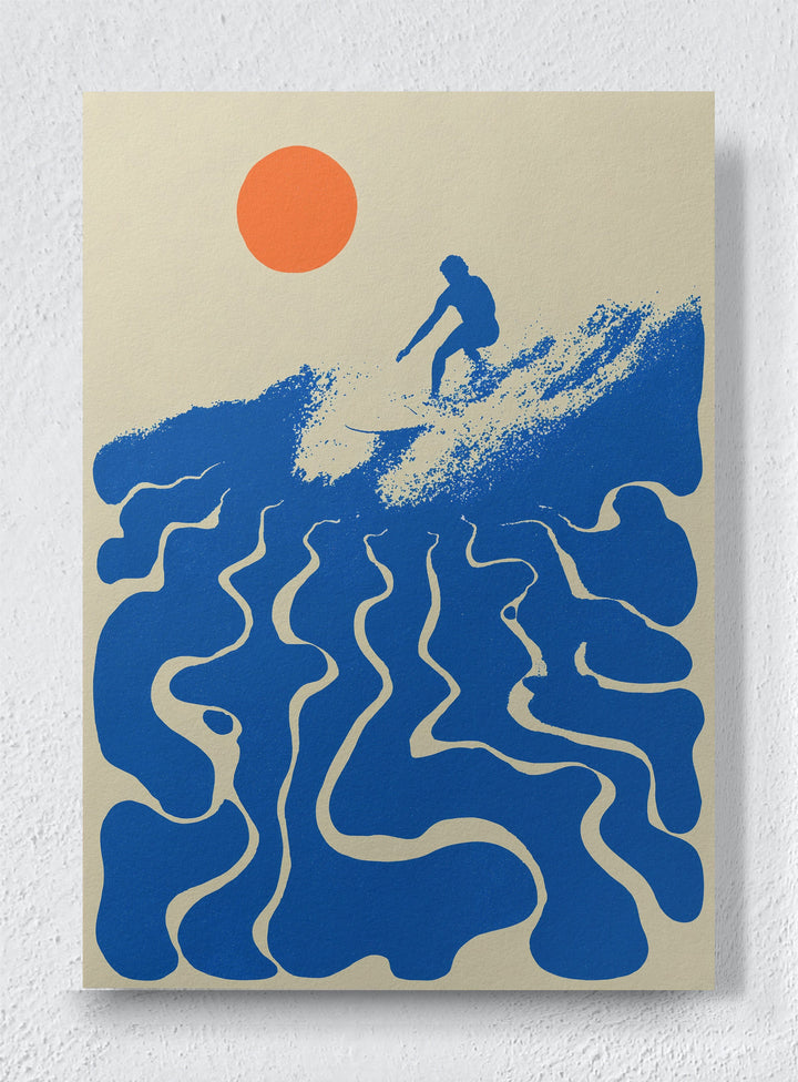 LIQUID RIDE - Unframed canvas