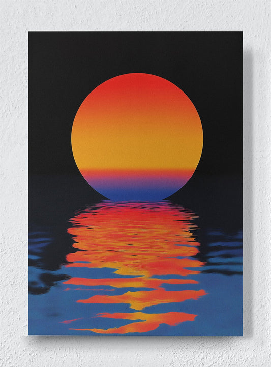LIQUID SUN - Unframed canvas