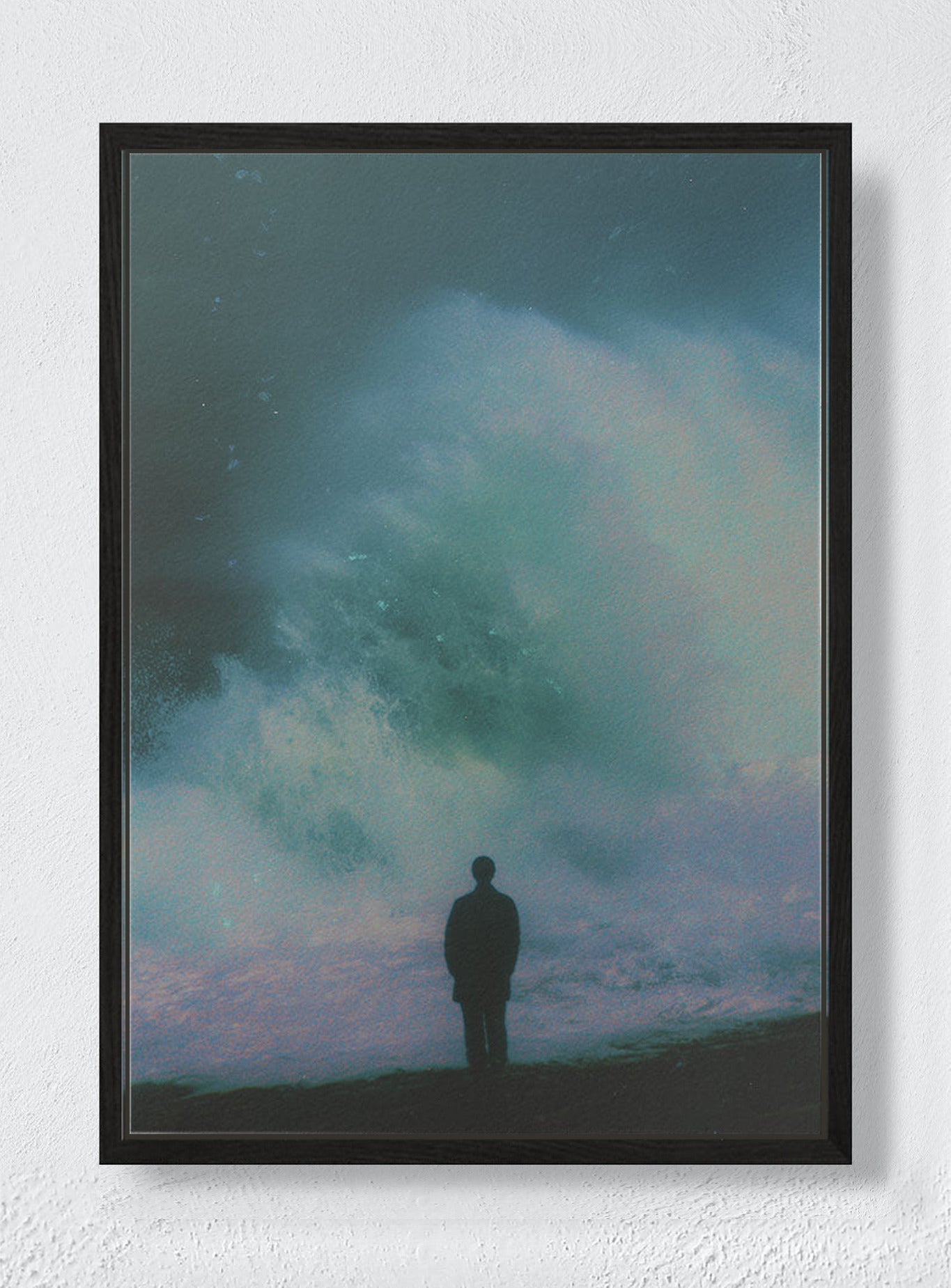 LOOKING AT SOMETHING DEEPER - Black frame canvas