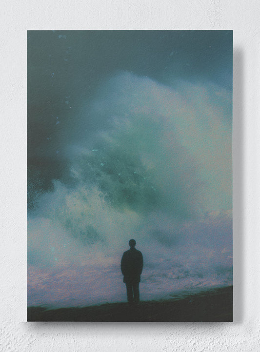 LOOKING AT SOMETHING DEEPER - Unframed canvas