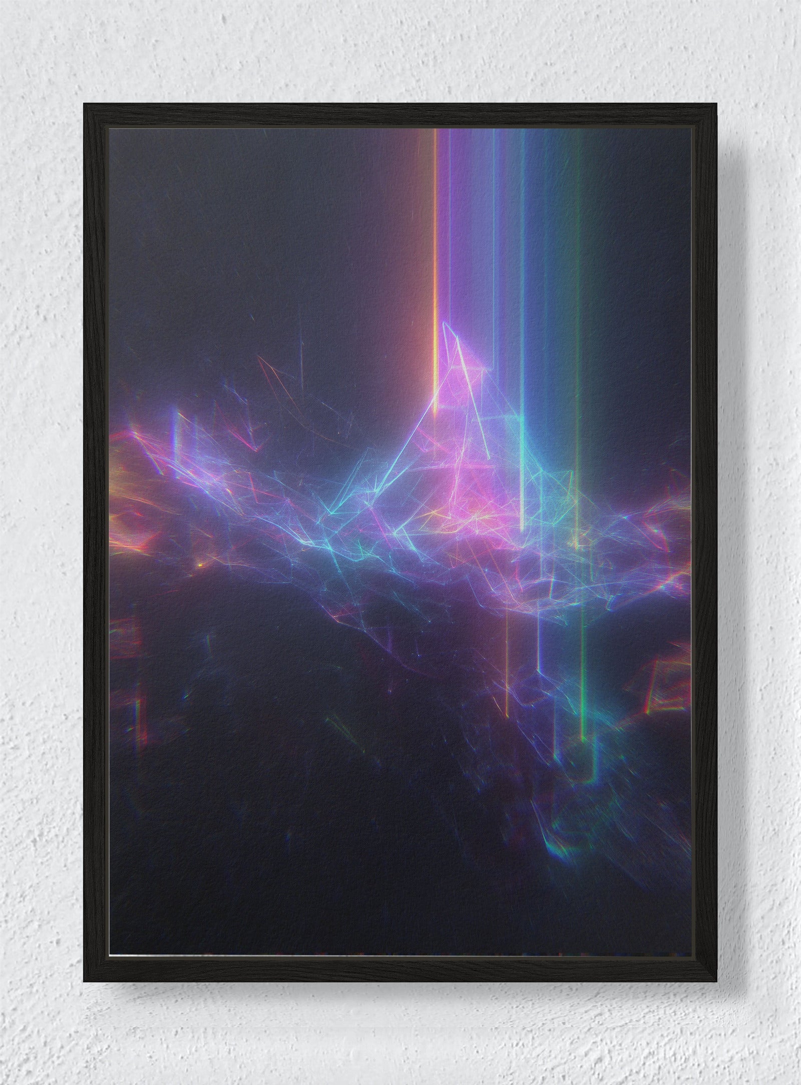 LOST SIGNAL - Black frame canvas