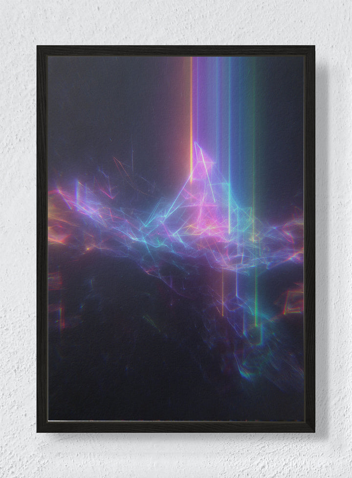 LOST SIGNAL - Black frame canvas