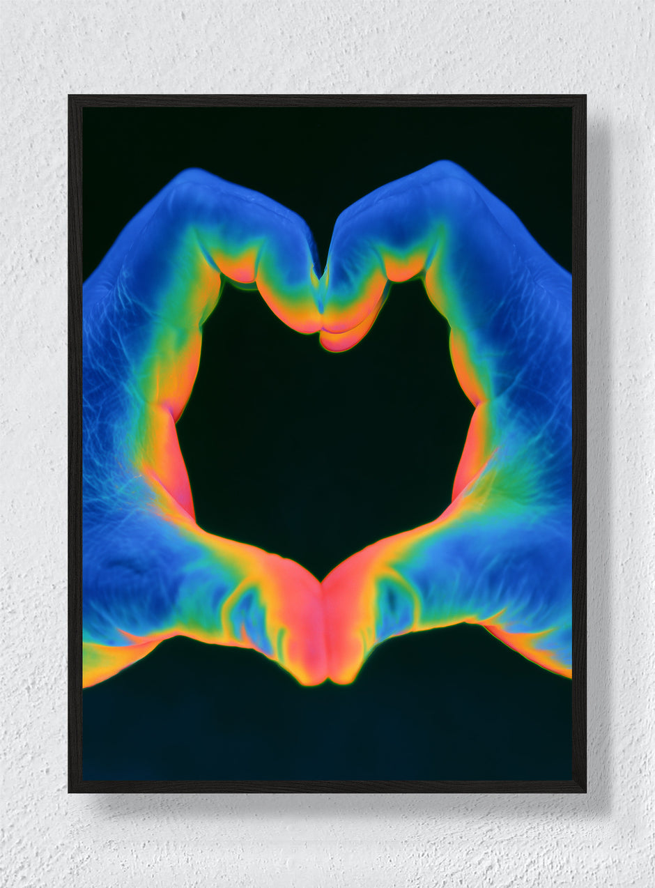 LOVE IN THE HEAT - Black Frame