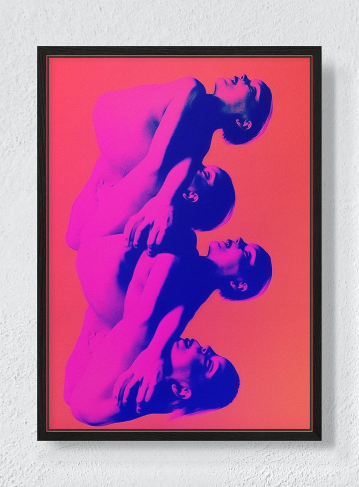 MAGENTA - Black frame canvas