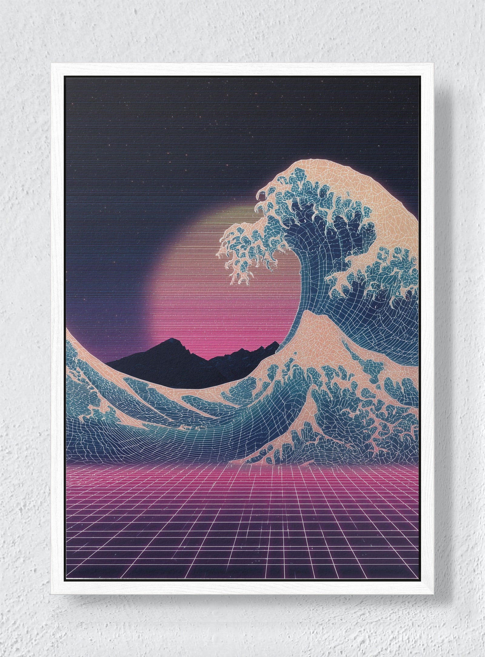 MANIFEST MIRROR - White frame canvas