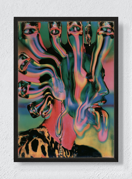 MANY VERSIONS OF ME - Black frame canvas
