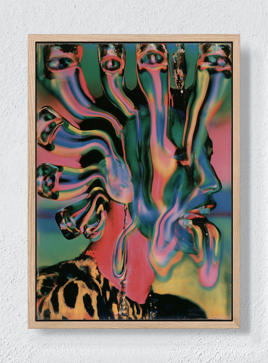 MANY VERSIONS OF ME - Natural frame canvas