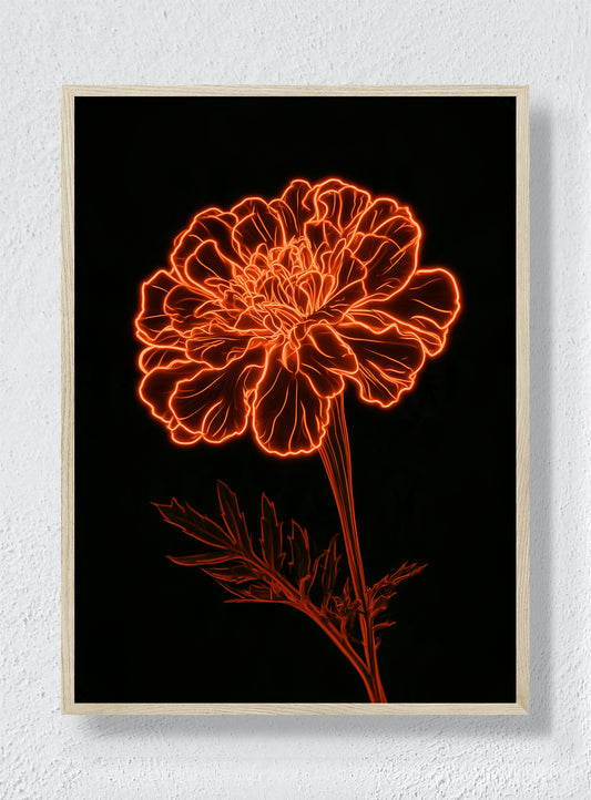 MARIGOLD AFTER MIDNIGHT - Natural Frame