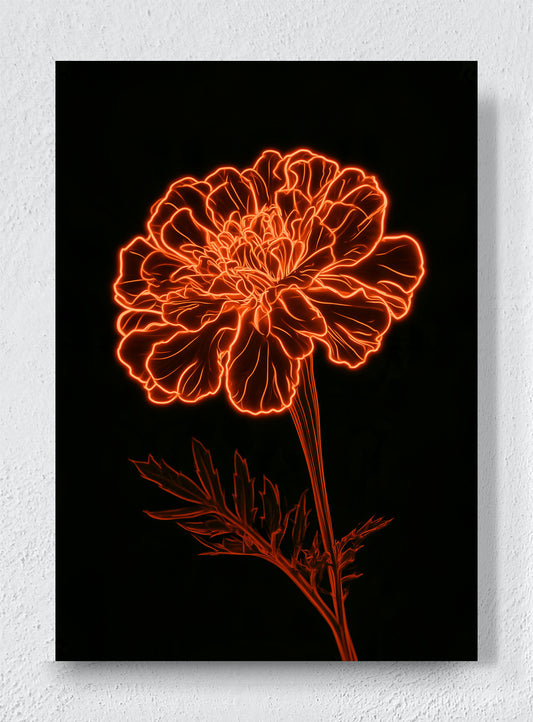 MARIGOLD AFTER MIDNIGHT - Unframed canvas