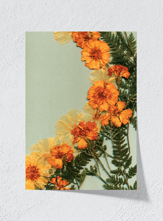 MARIGOLDS IN THE MARGIN - Unframed