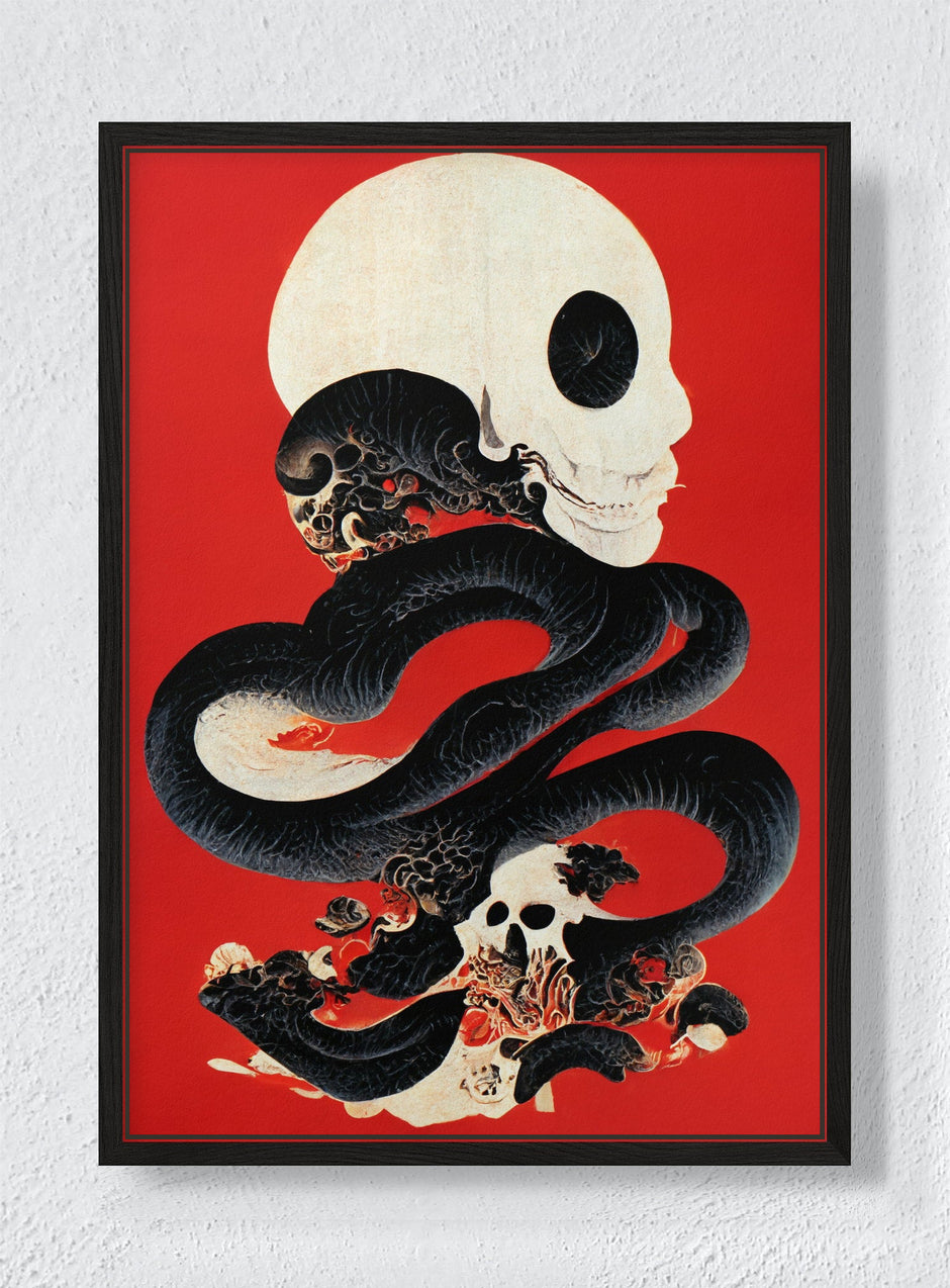 MEMENTO - Black frame canvas