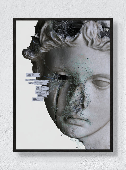 MEMORY OF MARBLE - Black Frame