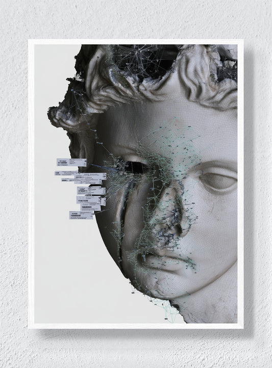 MEMORY OF MARBLE - White Frame