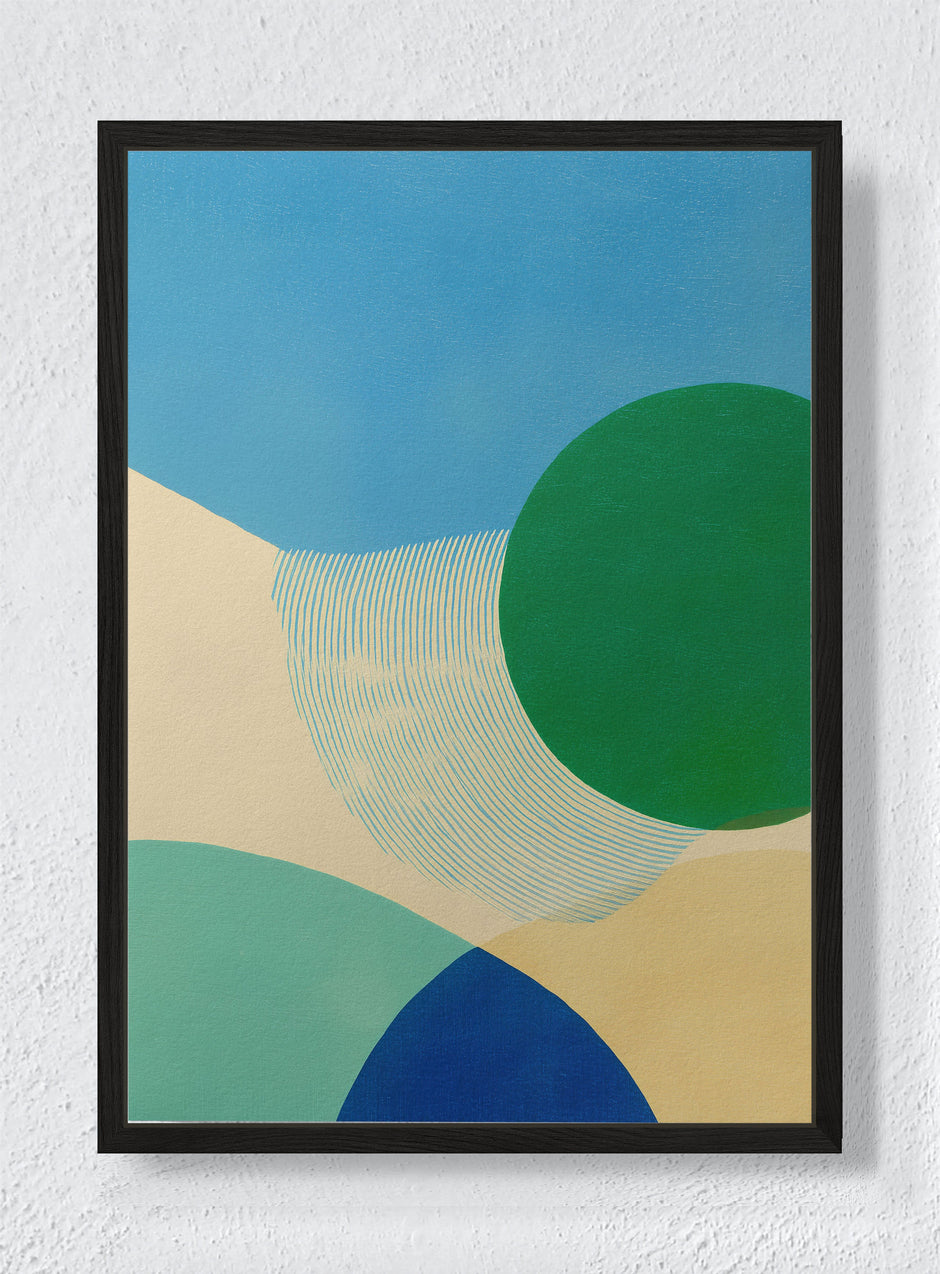 MERGE - Black frame canvas
