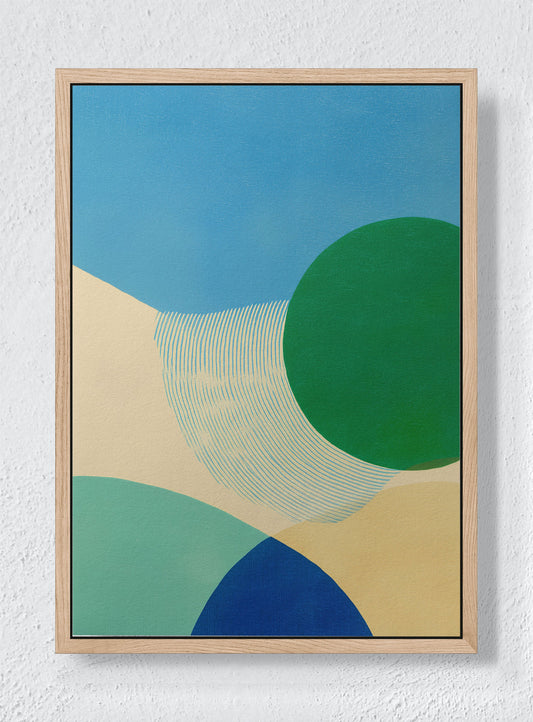 MERGE - Natural frame canvas