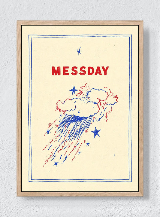 MESSDAY - Natural frame canvas