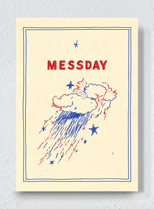 MESSDAY - Unframed canvas