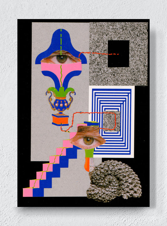 MIND TAKING THE STAIRS - Unframed canvas